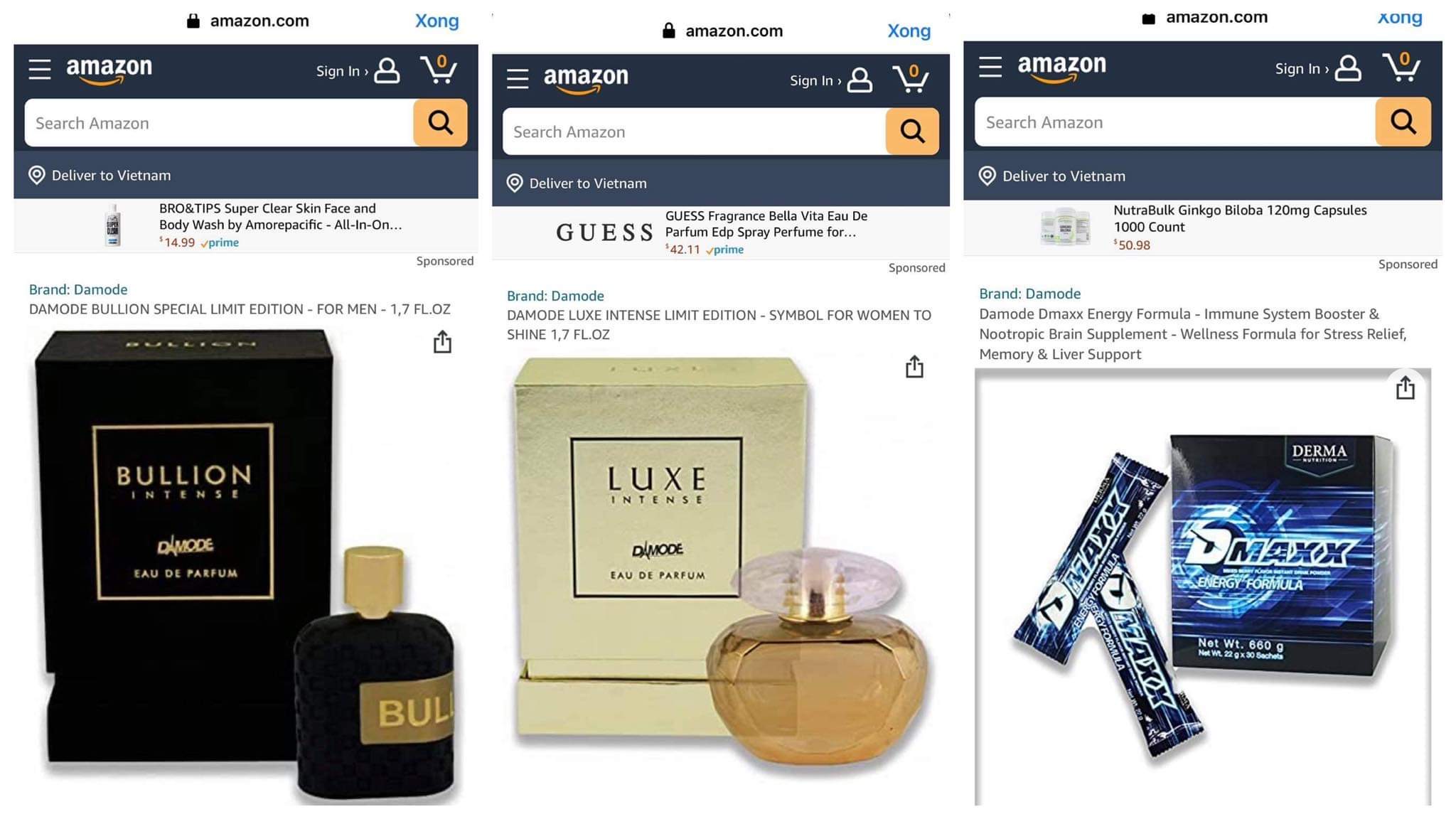 Thông báo: Kho hàng Tổng DStore với các sản phẩm xuất hiện trên Amazon – Sàn TMĐT hàng đầu thế giới