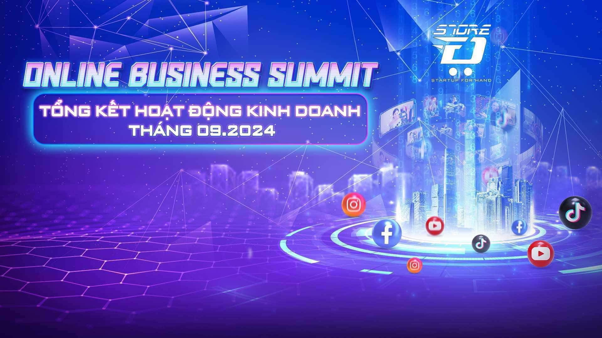 ONLINE BUSINESS SUMMIT - Tổng Kết Kinh Doanh Tháng 9 Dstore Hà Nội