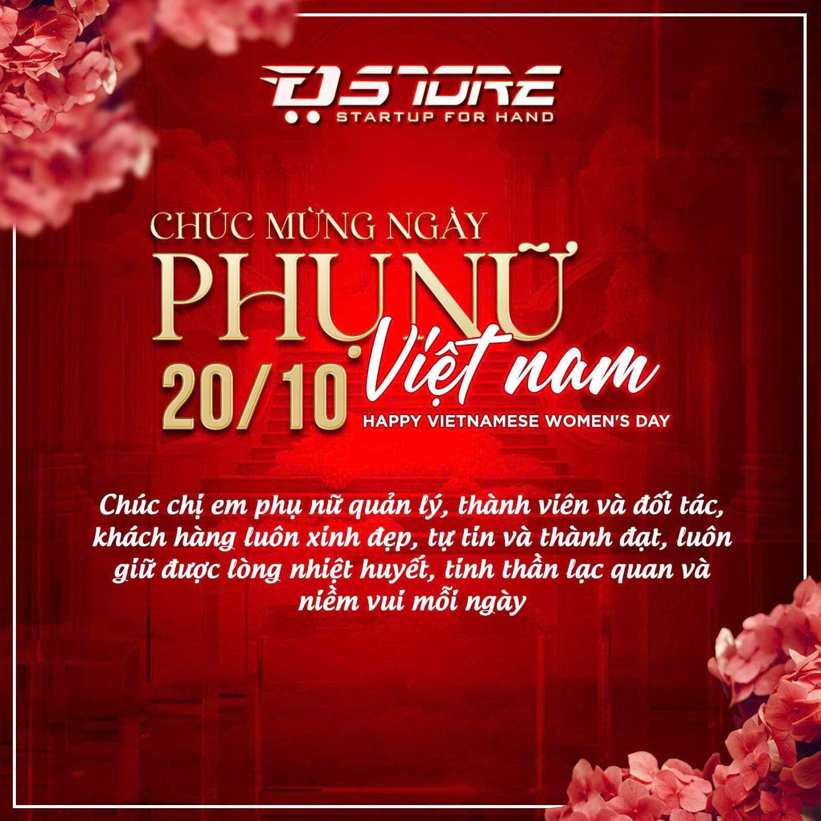 Dstore - Chúc mừng ngày Phụ Nữ Việt Nam 20/10